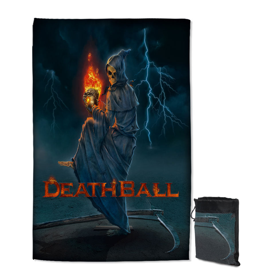 Cool Dark Art Swims Towel Death Ball the Angel of Death