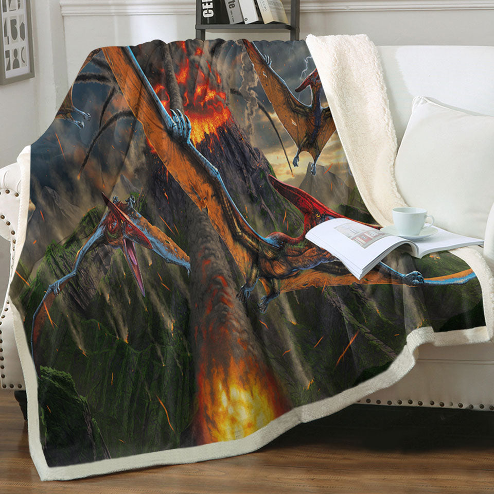 products/Cool-Dinosaurs-Art-Volcano-Throw-Blanket