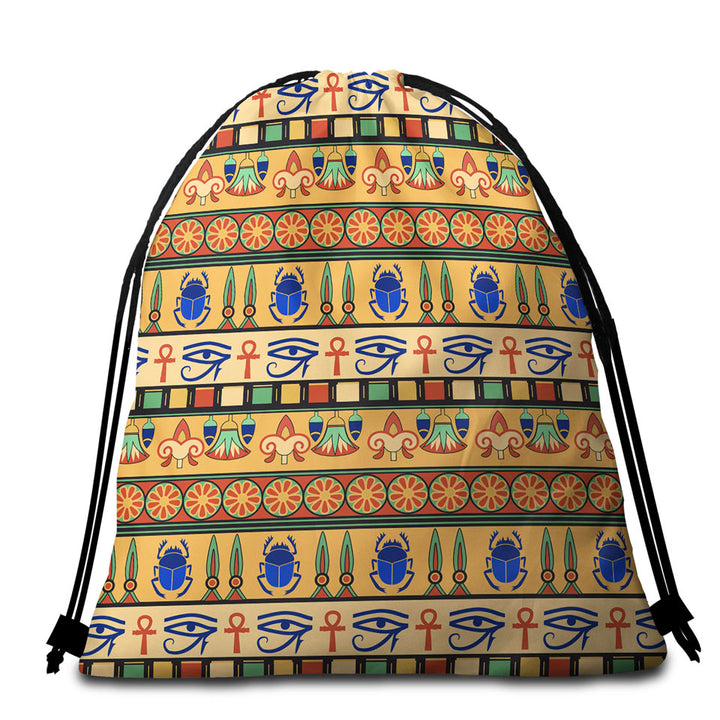 Cool Egyptian Beach Bags and Towels