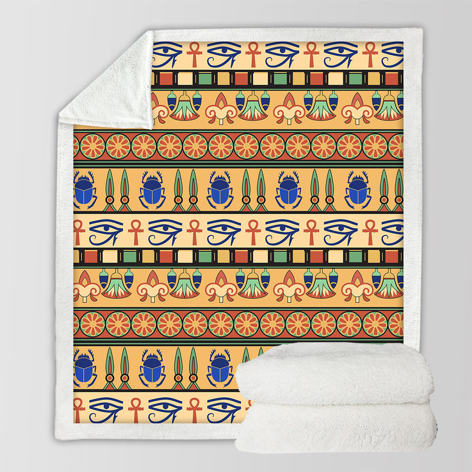 Cool Egyptian Decorative Blankets