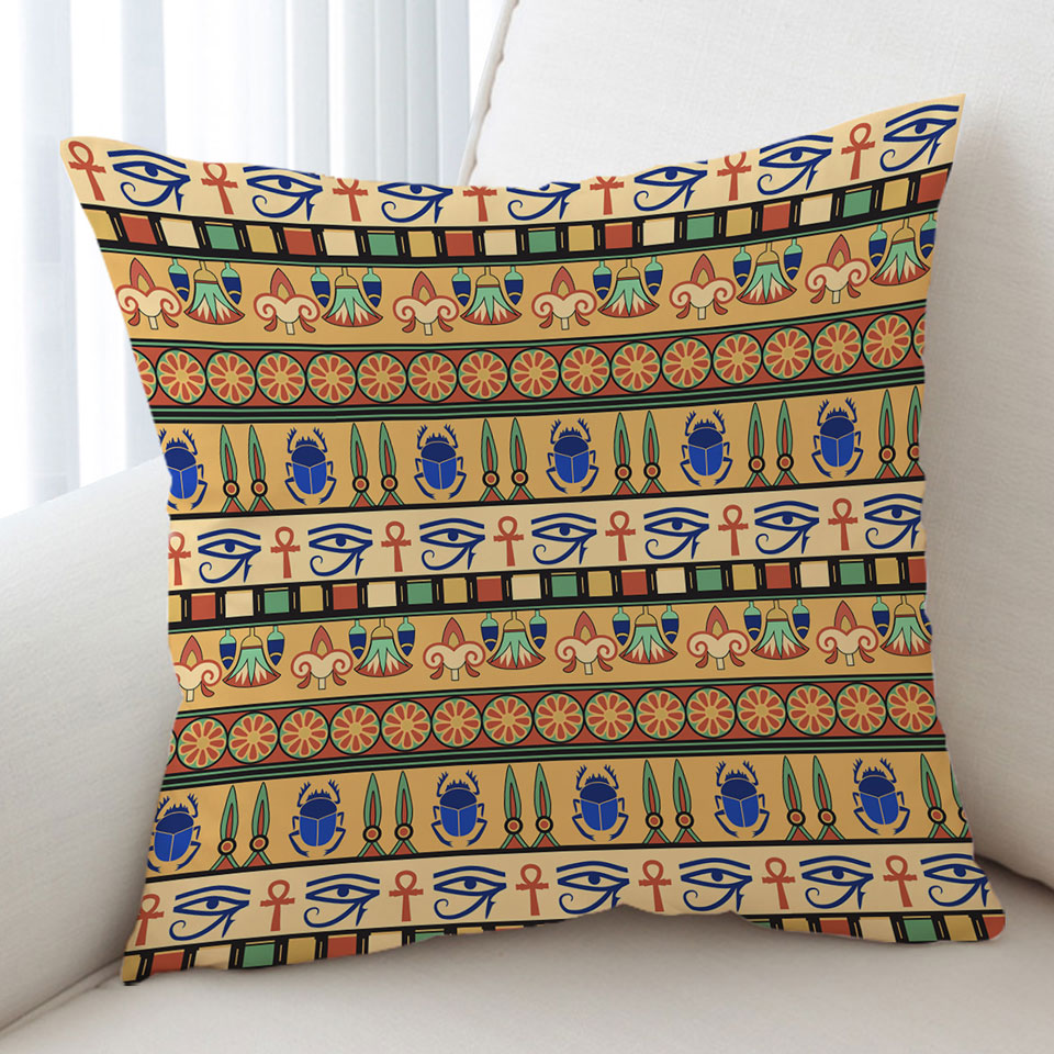 Cool Egyptian Symbols Decorative Cushions
