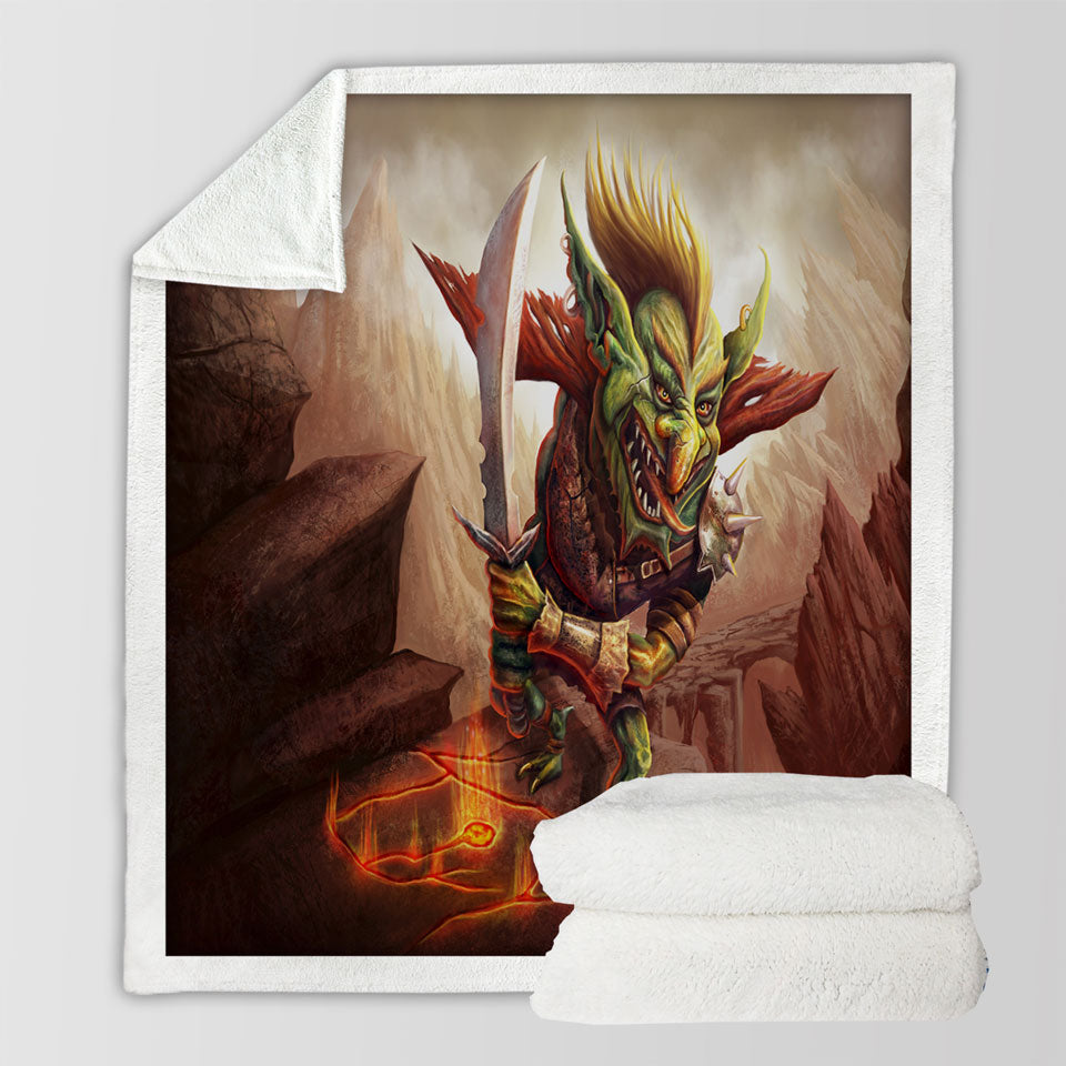 products/Cool-Fantasy-Art-Goblin-Sherpa-Blanket