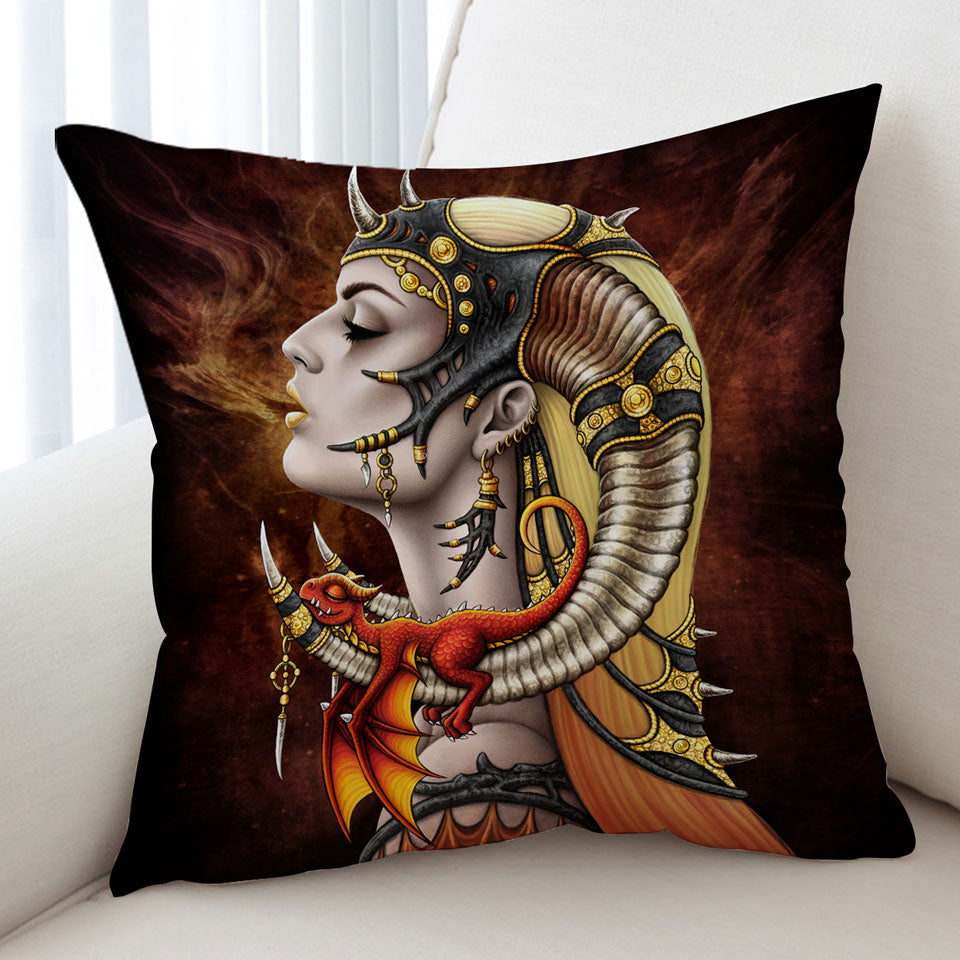 Cool Fantasy Art Mother of Dragons Cushions