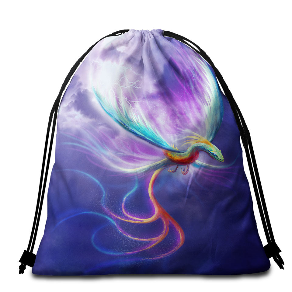 Cool Science Fiction Art Metal Scorpion Beach Bags and Towels
