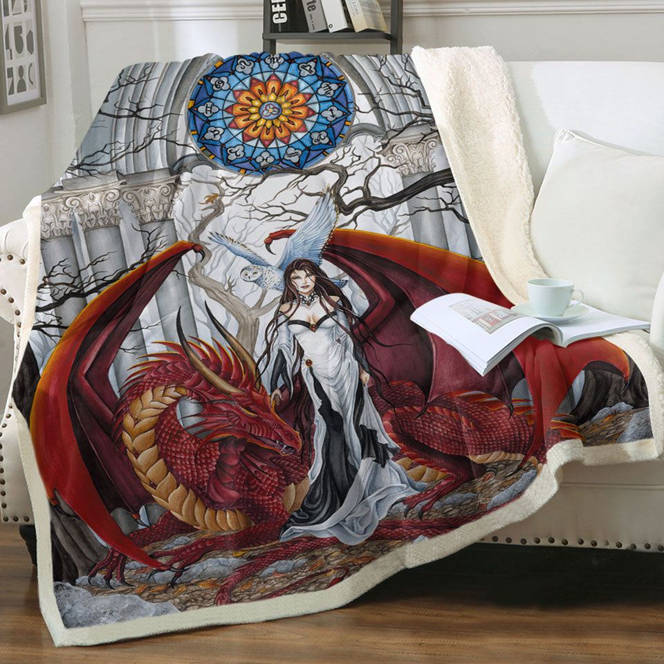 products/Cool-Fantasy-Art-Throw-Blanket-Wisdom-the-Dragon-Queen