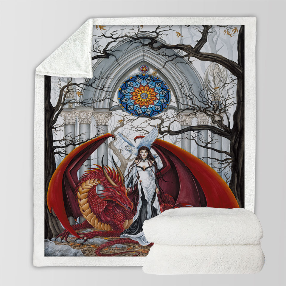 products/Cool-Fantasy-Art-Throws-Wisdom-the-Dragon-Queen