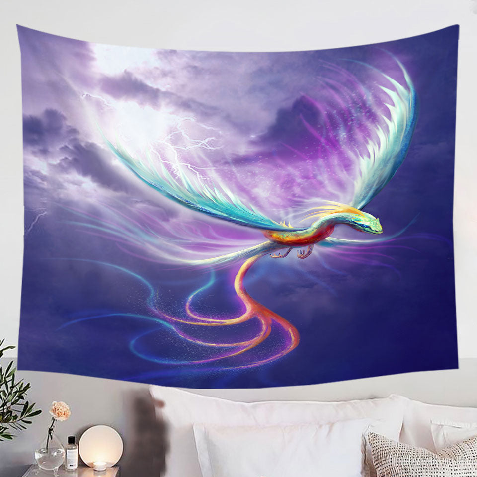 Cool-Fantasy-Art-Wall-Tapestry-Thrasys-the-Dragon-Bird