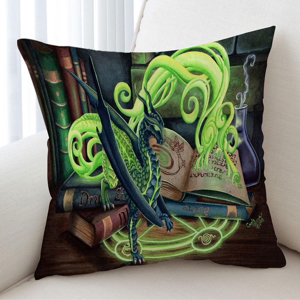 Cool Fantasy Cushion Art Summoning Dragons