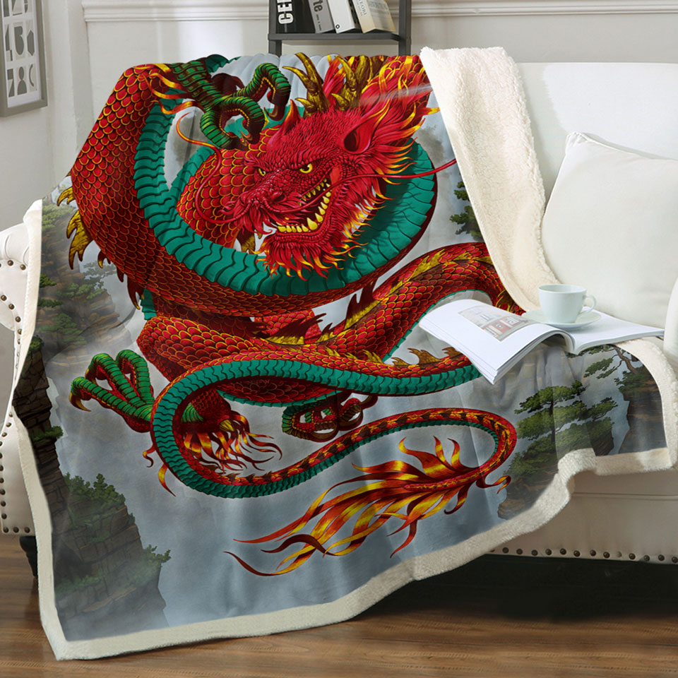 products/Cool-Fantasy-Good-Fortune-Red-Chinese-Dragon-Sofa-Blankets