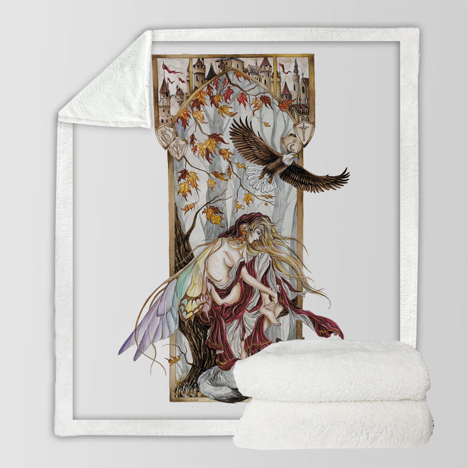 products/Cool-Fantasy-Sherpa-Blanket-Art-Introspection-of-the-Autumn-Fairy