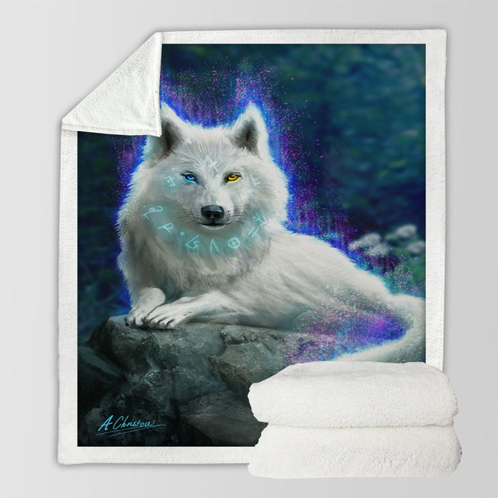 products/Cool-Fantasy-White-Wolf-Sherpa-Blanket