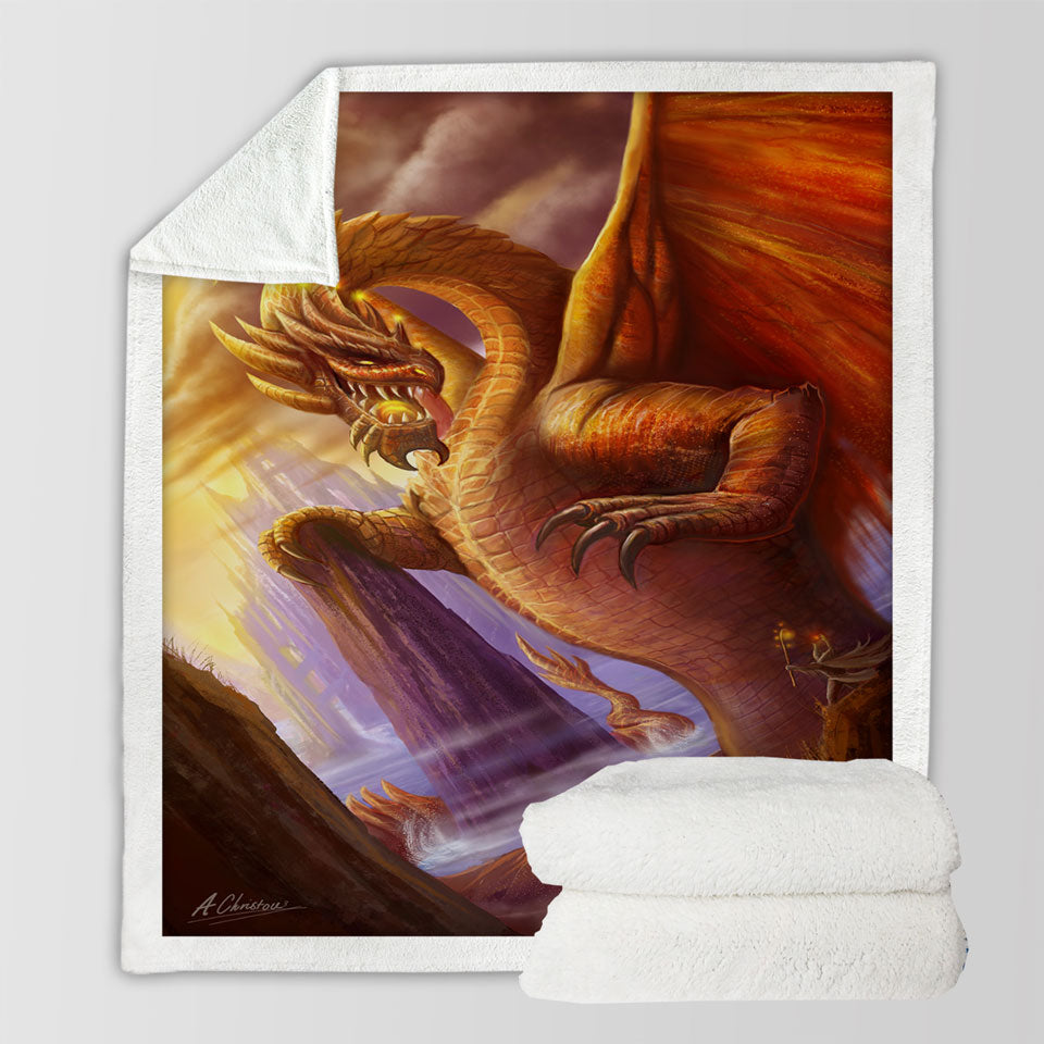 products/Cool-Fiction-Artwork-Sofa-Blankets-Titan-Dragon