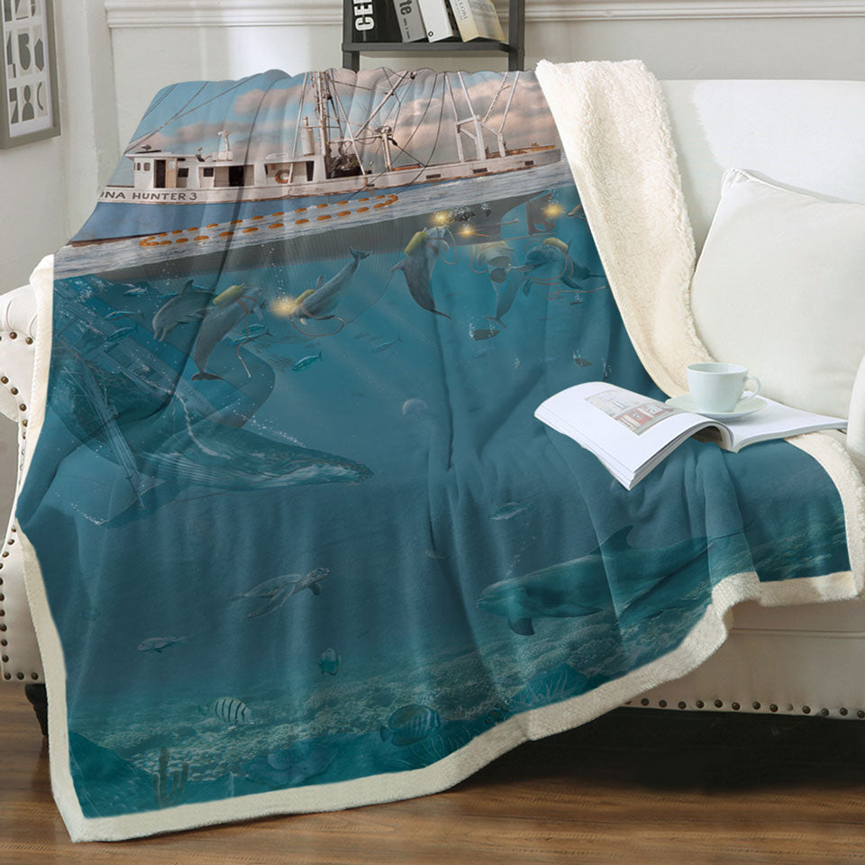 products/Cool-Fiction-Ocean-Art-Rage-of-the-Dolphin-Throw-Blanket