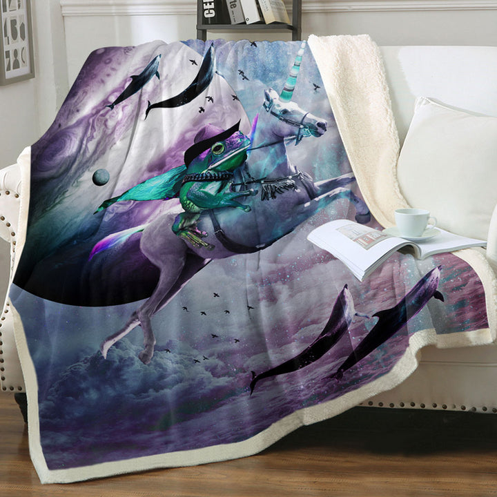 products/Cool-Funny-Couch-Throws-Crazy-Art-Epic-Frog-Riding-Unicorn-in-Space
