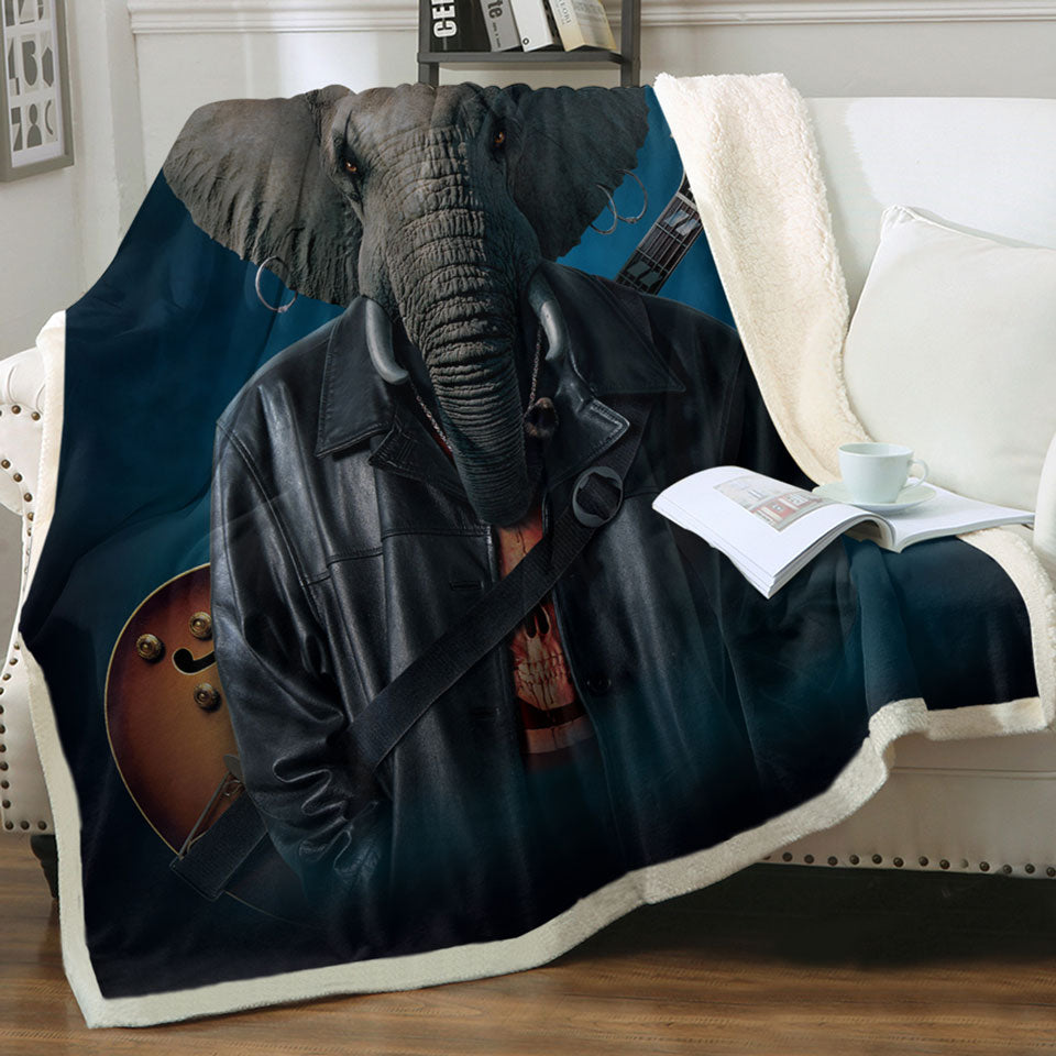 products/Cool-Funny-Throw-Blanket-Art-Elephice-Cooper-Elephant