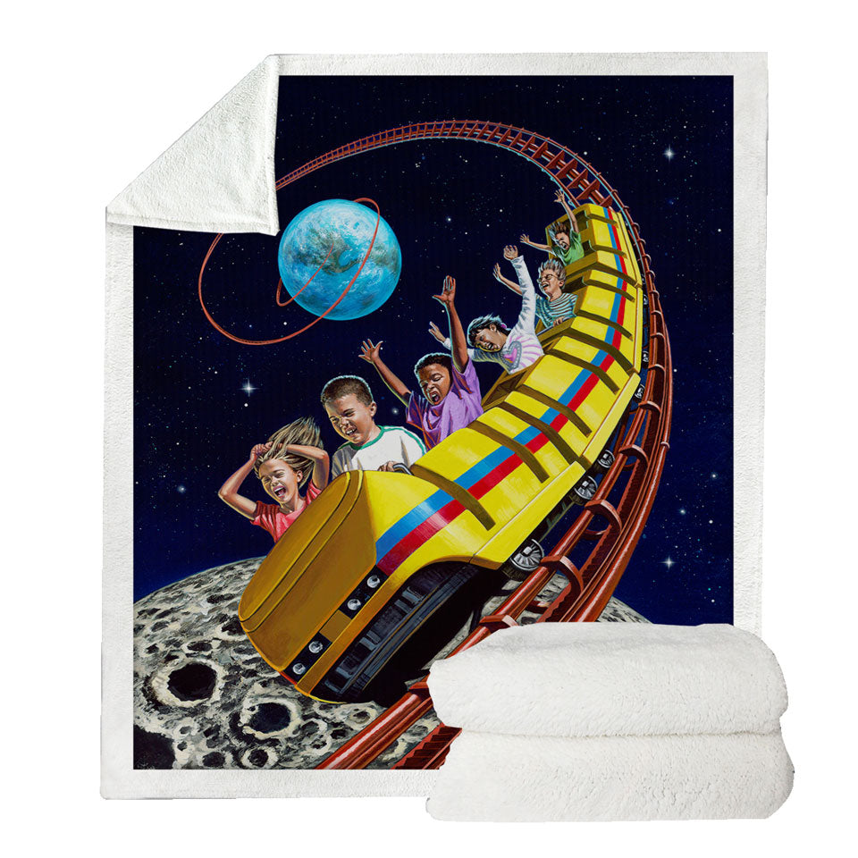 Cool Funny Throws Kids Roller Coaster to the Moon