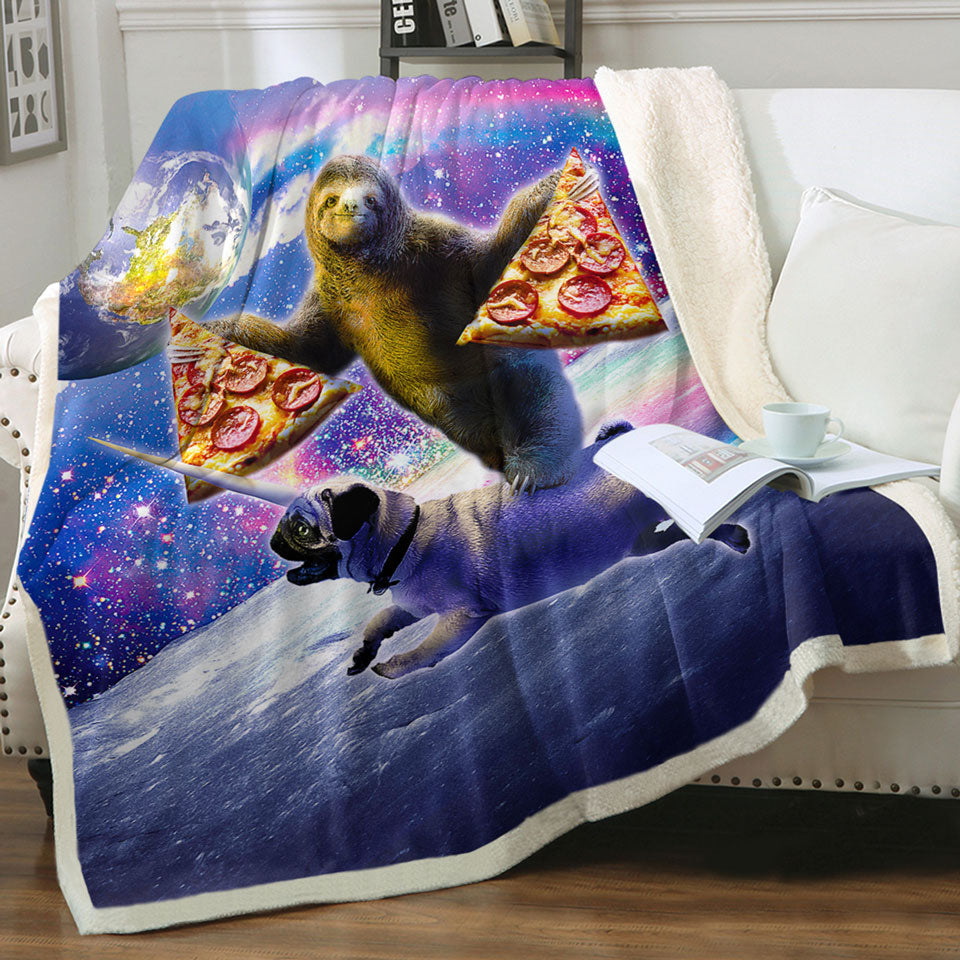 products/Cool-Funny-Throws-Space-Pizza-Sloth-Riding-Pug-Dog
