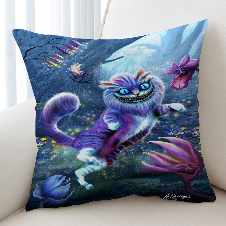 Cool Kids Cushions Artistic Blue Eyed Wonderland Cat