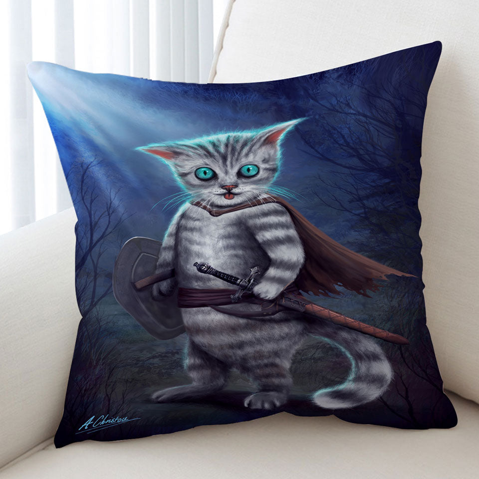 Cool Kids Cushions Blue Eyed Dagar the Cat