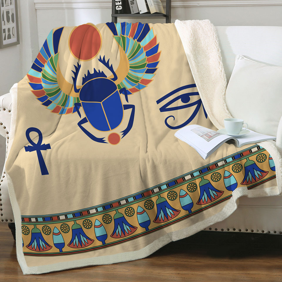 Cool Multi Colored Egyptian Couch Throws