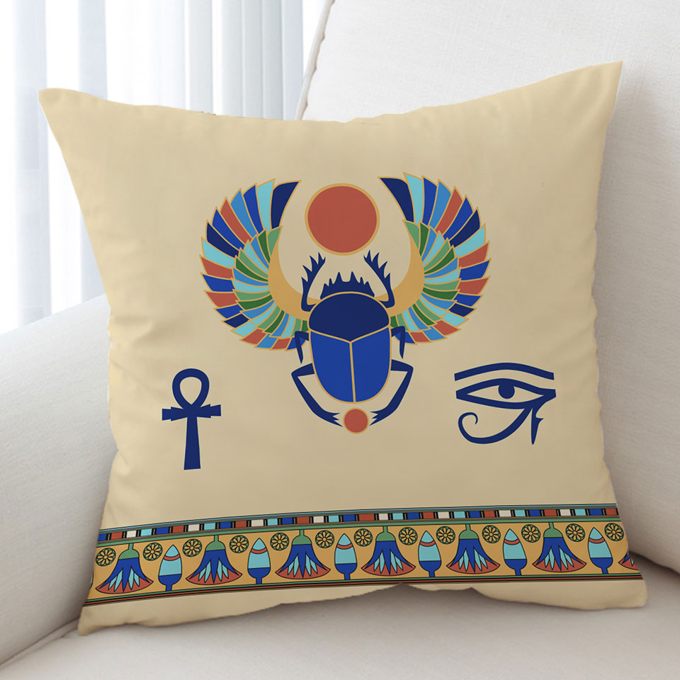 Cool Multi Colored Egyptian Cushion Cover