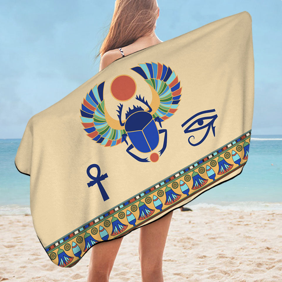 Cool Multi Colored Egyptian Unusual Beach Towels