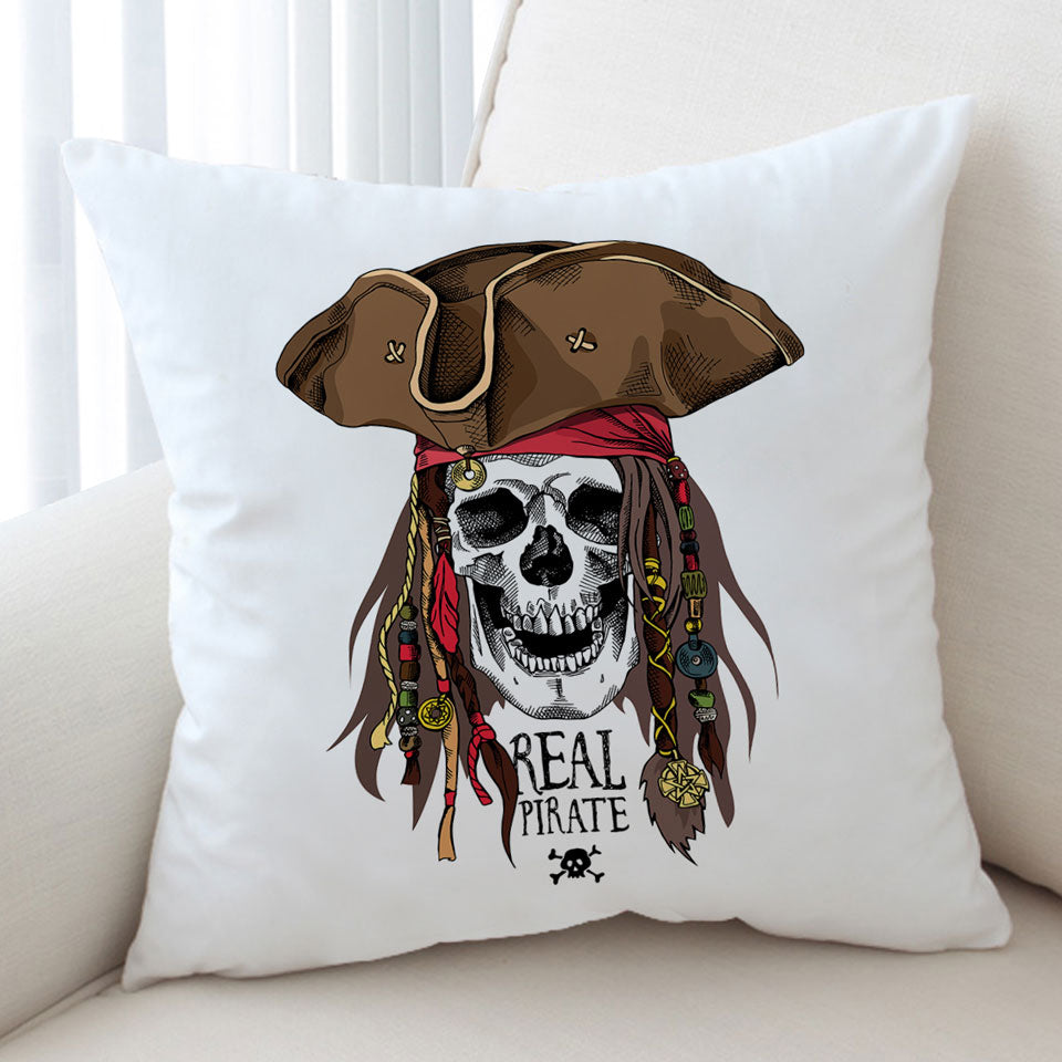 Cool Pirate Skull Cushion Cover