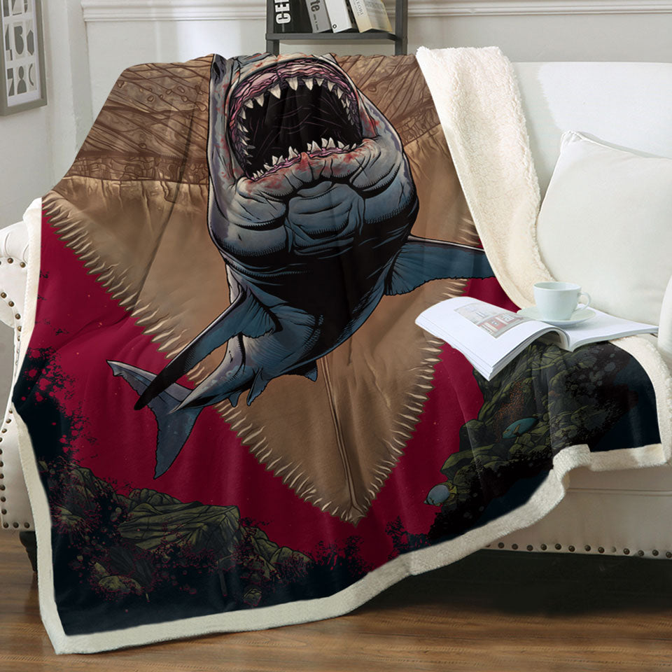products/Cool-Scary-Marine-life-Art-Frightening-Shark-Throw-Blanket