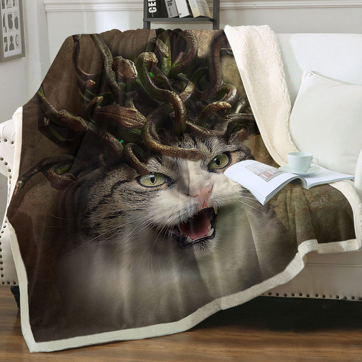 products/Cool-Scary-Sherpa-Blanket-Fantasy-Art-Meowdusa-the-Medusa-Cat
