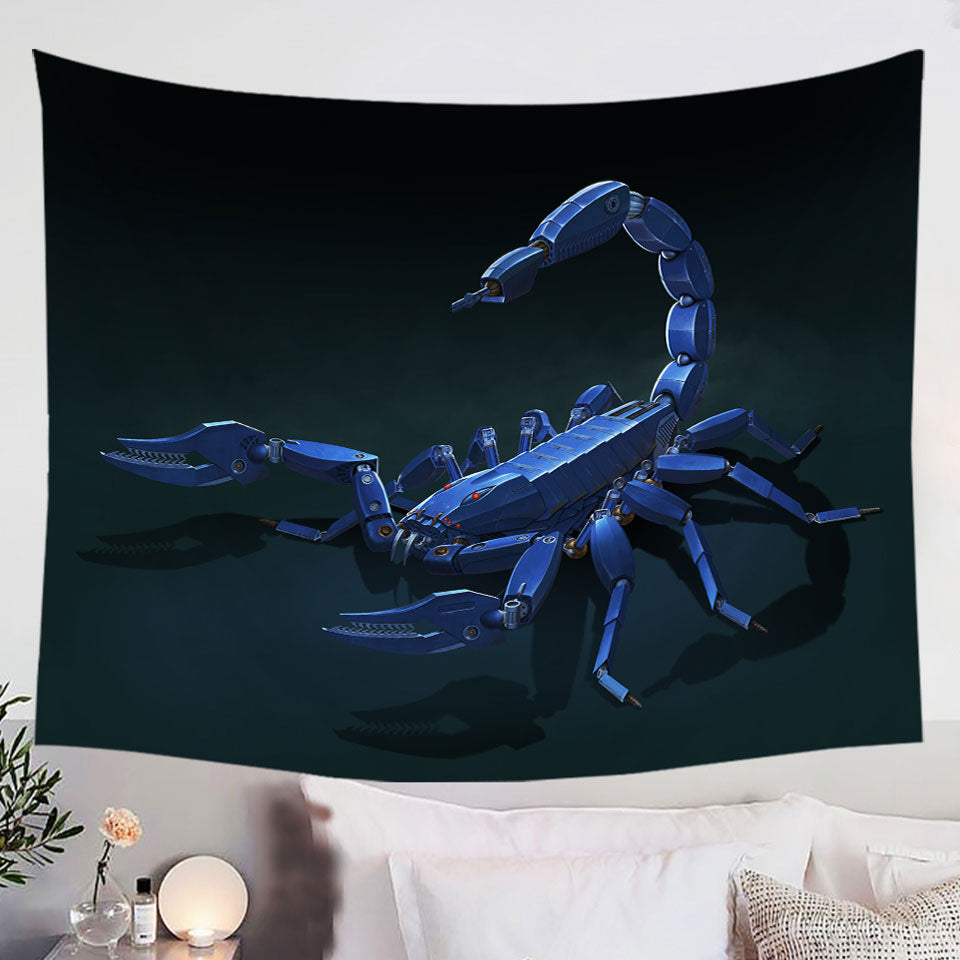 Cool-Science-Fiction-Art-Metal-Scorpion-Tapestry