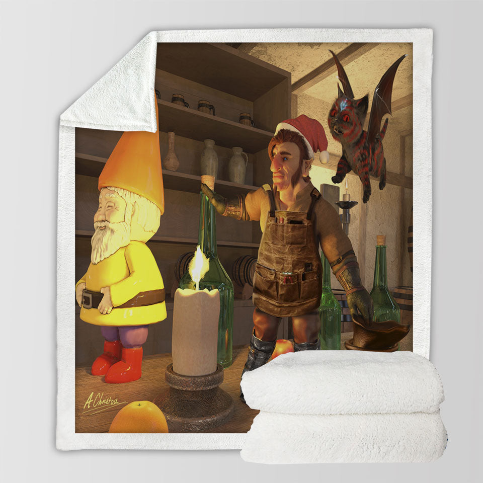 products/Cool-Sherpa-Blanket-Fairy-Clurichaun-and-Bat-Cat