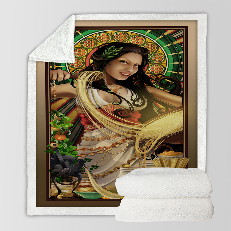 products/Cool-Sofa-Blankets-Woman-Art-Goddess-of-Pasta