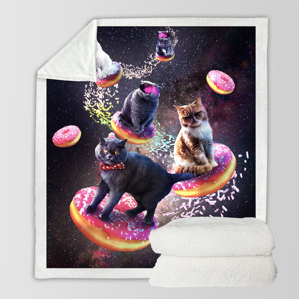 products/Cool-Space-Galaxy-Blankets-with-Cats-Riding-Donuts
