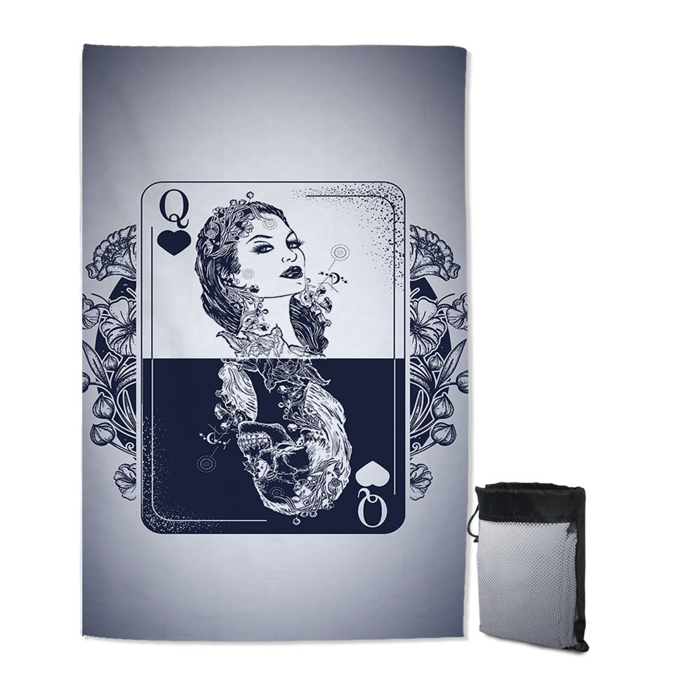 Cool Thin Beach Towels Queen and Scary X ray Card