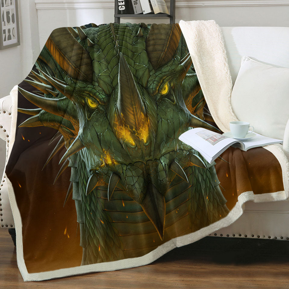 products/Cool-Throws-for-Guys-Fantasy-Art-Dragon-Portrait