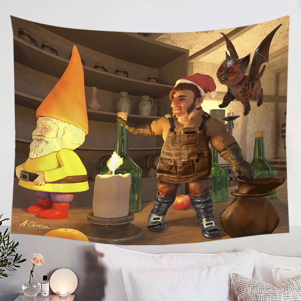 Cool-Wall-Decor-Fairy-Clurichaun-and-Bat-Cat