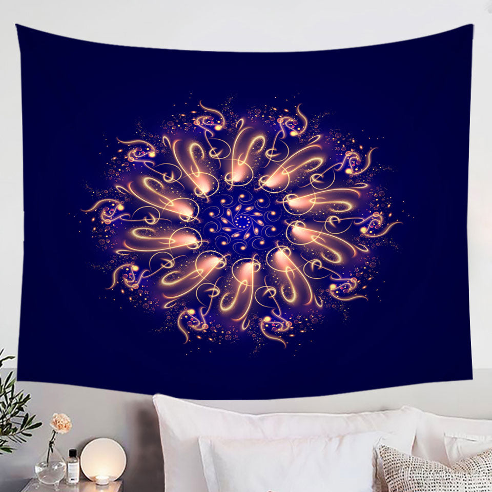 Cool Wall Decor Tapestry Sparks Circle
