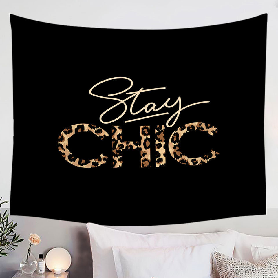 Cool Wall Decor Tapestry with Leopard Pattern Stay Chic
