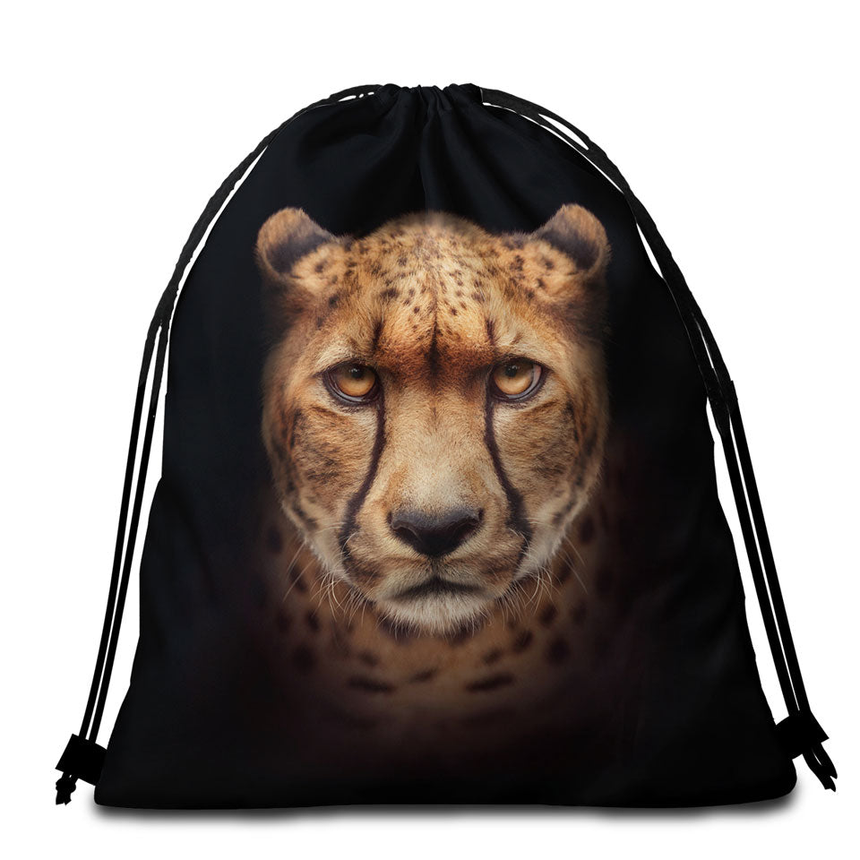 Cool and Fascinating Cheetah Beach Bags and Towels