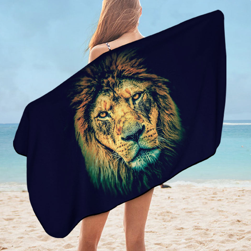 Cool and Fascinating Lion Beach Towels