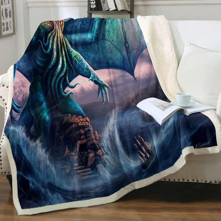 products/Cool-and-Scary-the-Call-of-Cthulhu-Throw-Blanket