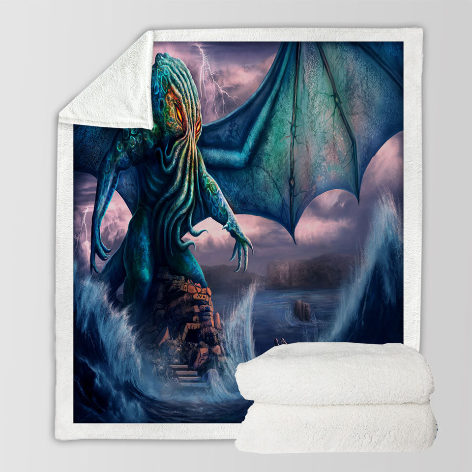 products/Cool-and-Scary-the-Call-of-Cthulhu-Throws-for-Men