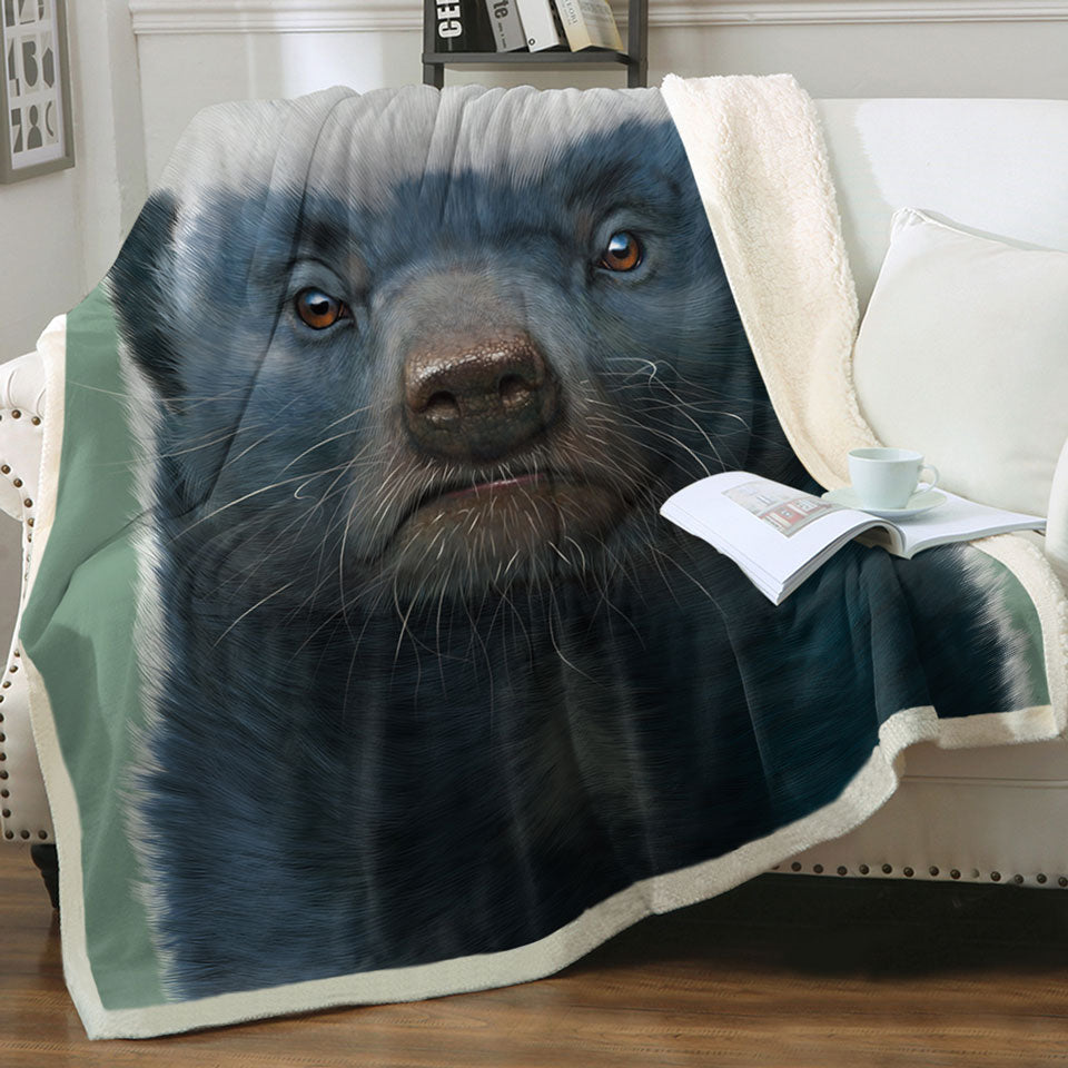 products/Cute-Animal-Art-Honey-Badger-Sherpa-Blanket