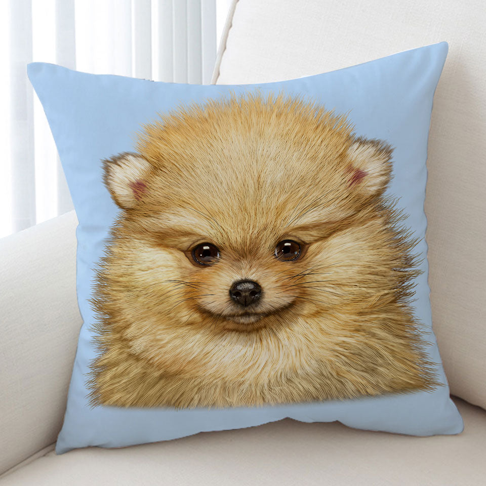 Cute Animal Art Pomeranian Puppy Dog Cushion Cover