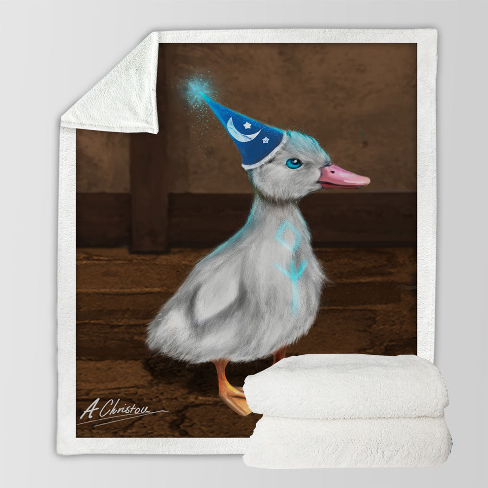 products/Cute-Blankets-Animals-Art-Wizard-Duck