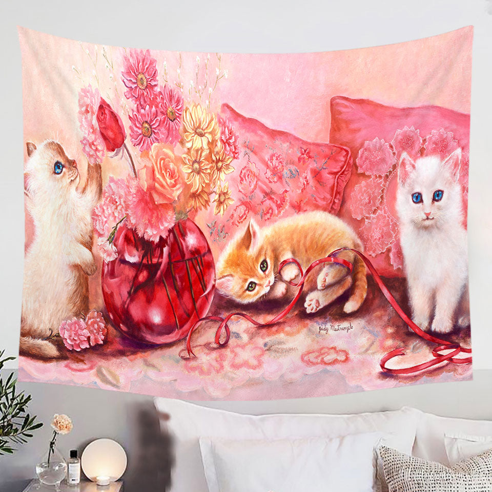 Cute-Cat-Art-the-Three-Adorable-Kittens-Tapestry