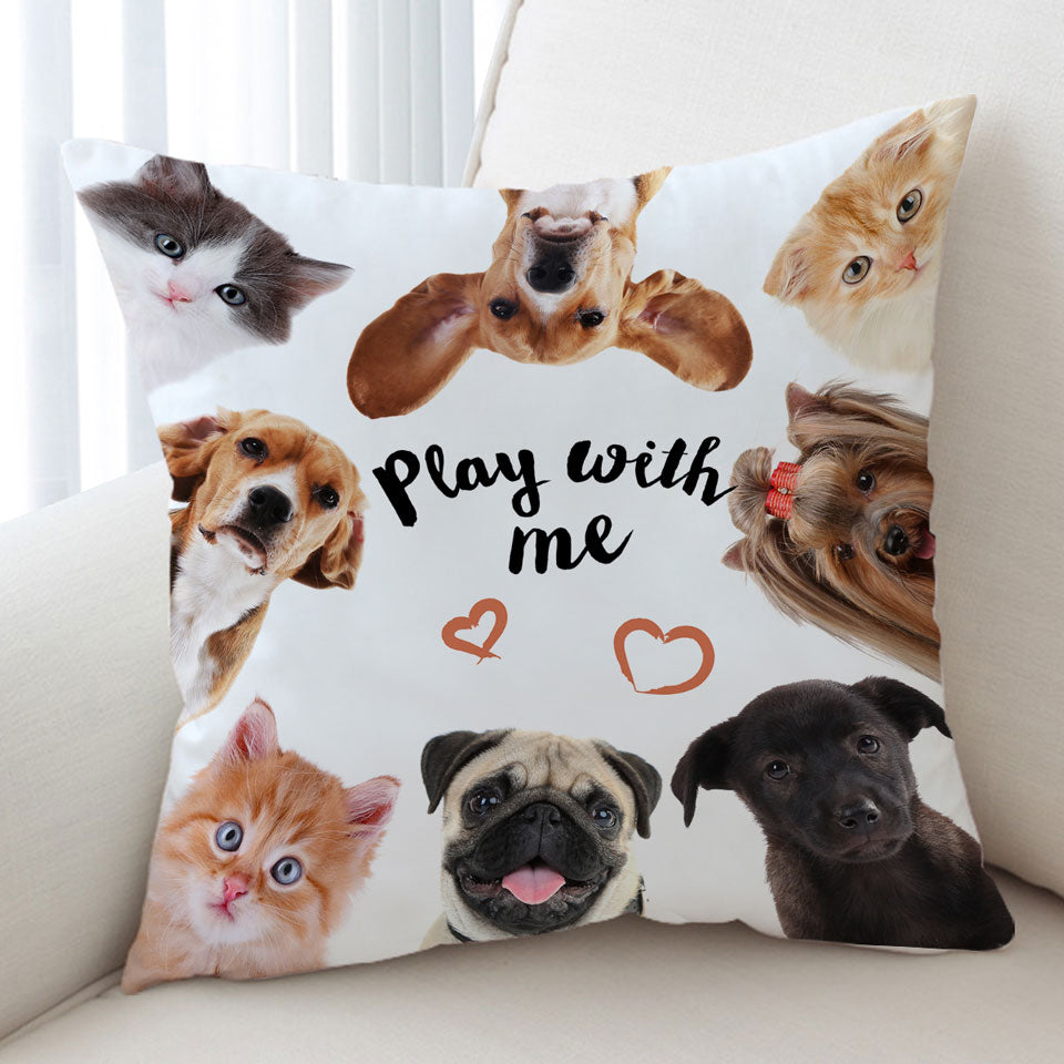 Cute Cushion Covers with Dogs