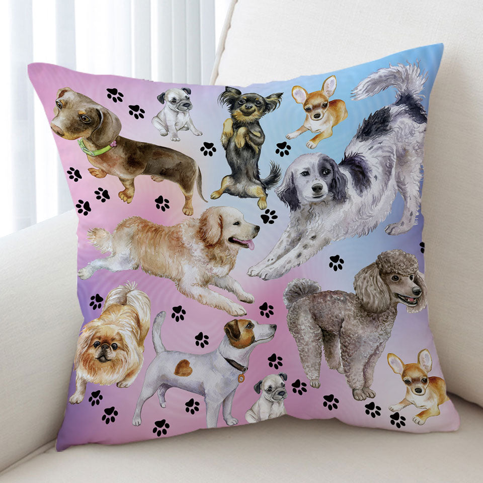 Cute Dogs Cushion Covers