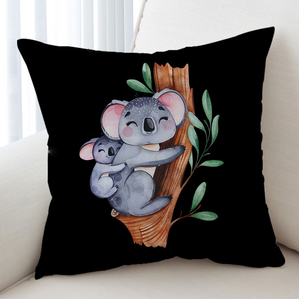 Cute Koalas Cushion Cover