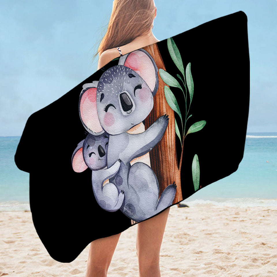 Cute Koalas Pool Towels